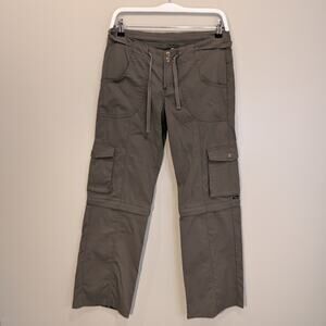 Prana Womens Convertible Cargo Pants Nylon Spandex Outdoor Hiking Trail - Size 4